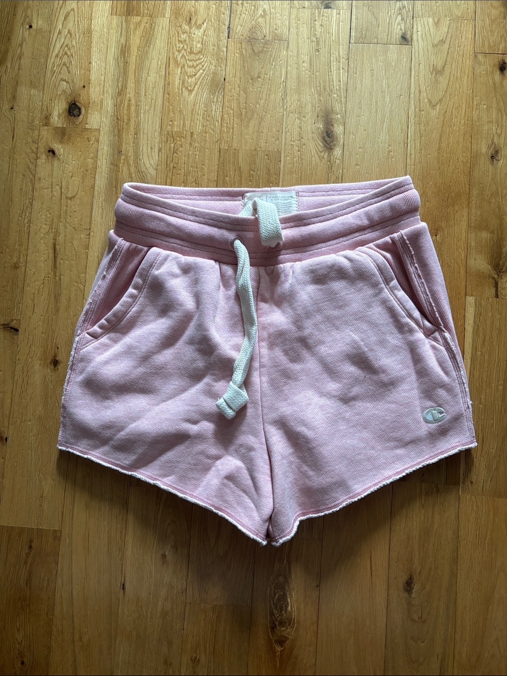 Champion Light Pink Drawstring Athletic Shorts
